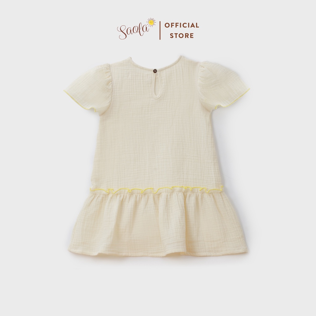 Váy Đi Học Đi Chơi Phong Cách Hàn Quốc Đáng Yêu Cho Bé Gái Từ 1-6 Tuổi - BERRY DRESS - DRM031 - SAOLA KIDS CLOTHING