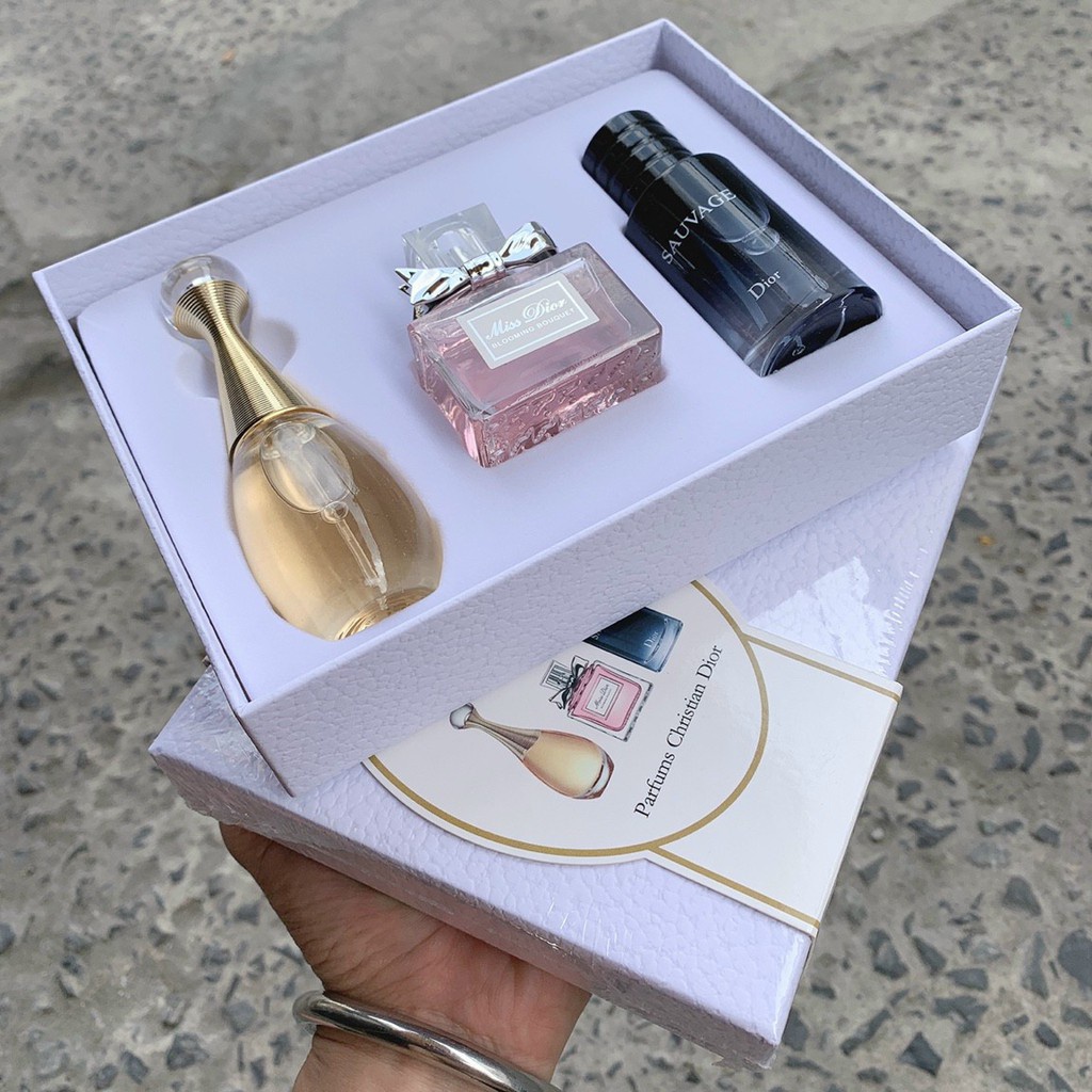 Set nước hoa mini 3 chai 30ml- Quà tặng 20/10, quà tặng 20/11, quà tặng mẹ, quà tặng bạn gái