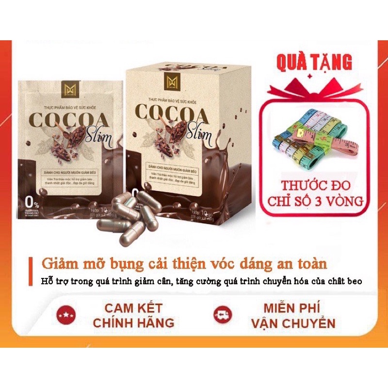 GIẢM CÂN COCOASLIM DẠNG VIÊN BẢN MỚI NHẤT CAM KẾT KHÔNG GIẢM HOÀN TIỀN