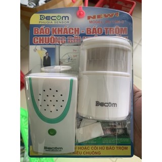 Chuông báo khách, báo động chống trộm hồng ngoại không dây