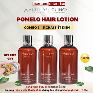 Combo 3-5 Chai Tinh Dầu Bưởi VIJULLY [MẪU MỚI 150ML] Kích Mọc Tóc Nhanh, Giảm Rụng Hiệu Quả, Nuôi Dưỡng Nang Tóc