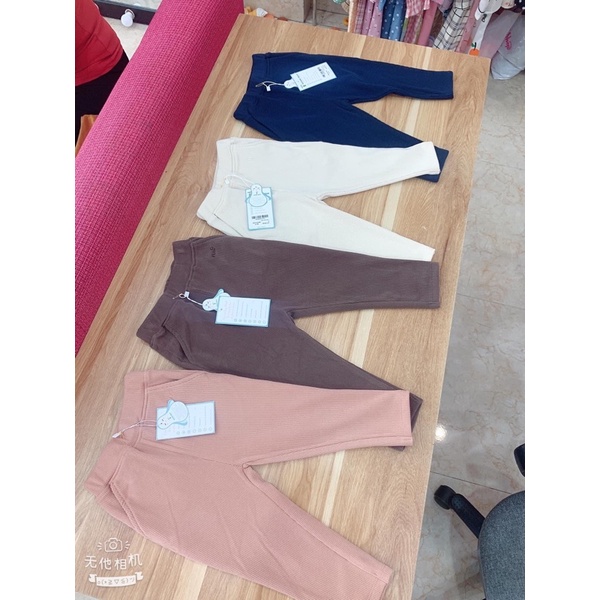 Quần nỉ nhung cho bé trai, bé gái 6m-4y