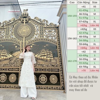 BIGSIZE Áo Dài Cách Tân Nữ Thủ Công Cao Cấp AD19B