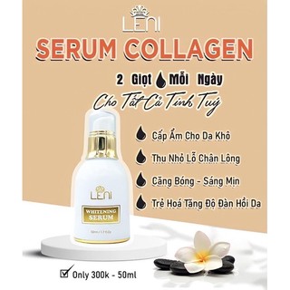 Serum căng bóng trắng mịn da, serumcollagen lêni