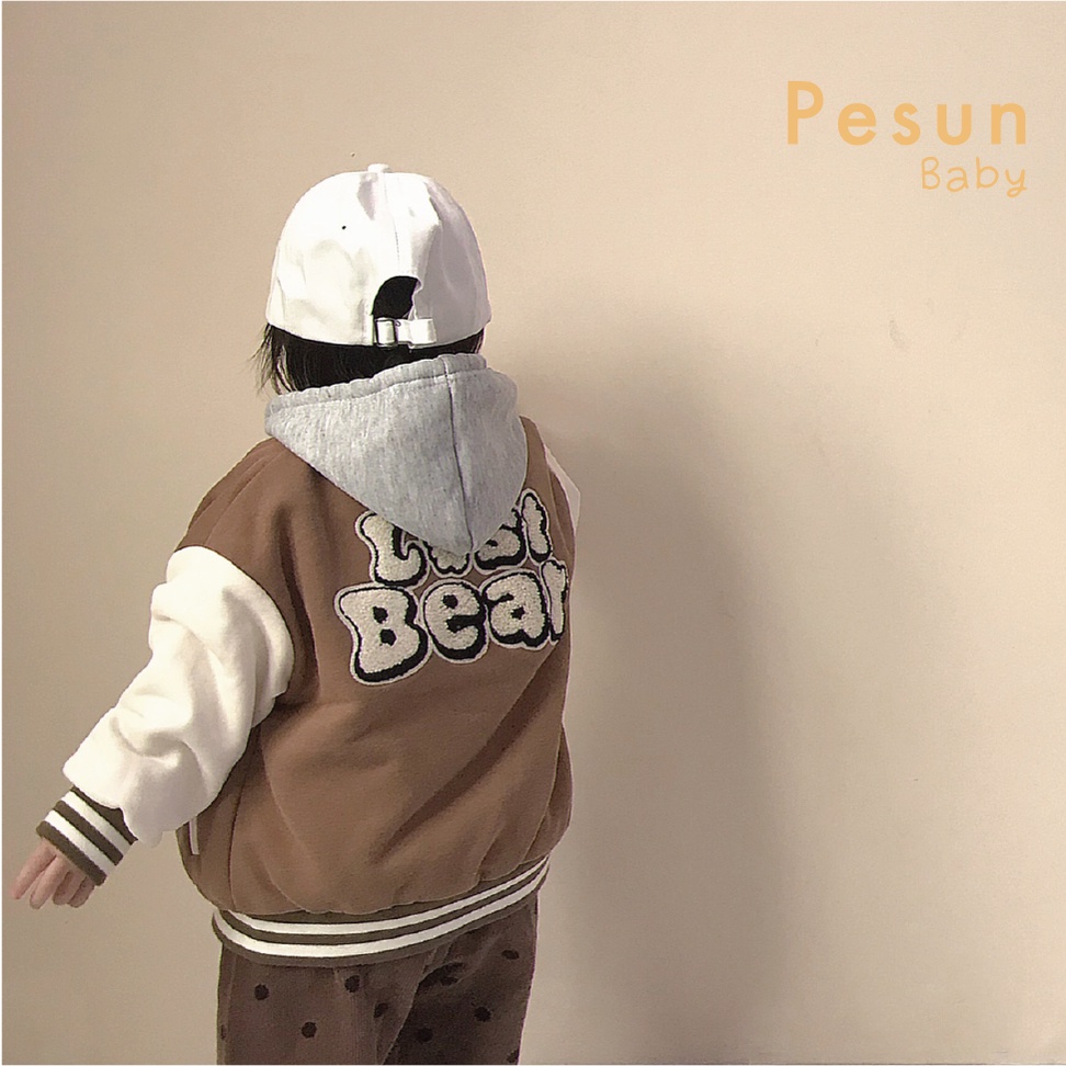 Áo Khoác Kiểu Dáng Bóng Chày/Jacket Cho Bé 0-3 Tuổi