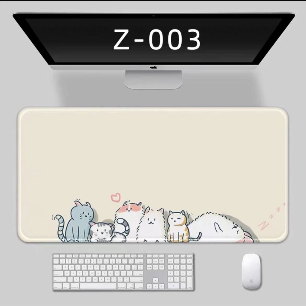 Tấm Lót Chuột Và Bàn Phím Hình Mèo Dễ Thương Dày Dặn Tiện Dụng Cho Văn Phòng