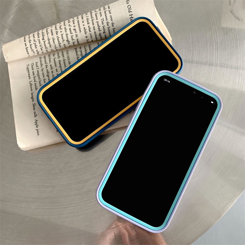 ốp iphone Silicon Mềm Đơn Giản tương thích iPhone 6/6plus/6s/6splus/7/7plus/8/8plus/x/xs/xr/xsmax/11/12/13/pro/max/plus/promax-1002油