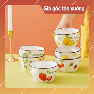 Giá Siêu Rẻ  Bát ăn cơm hình hoa quả