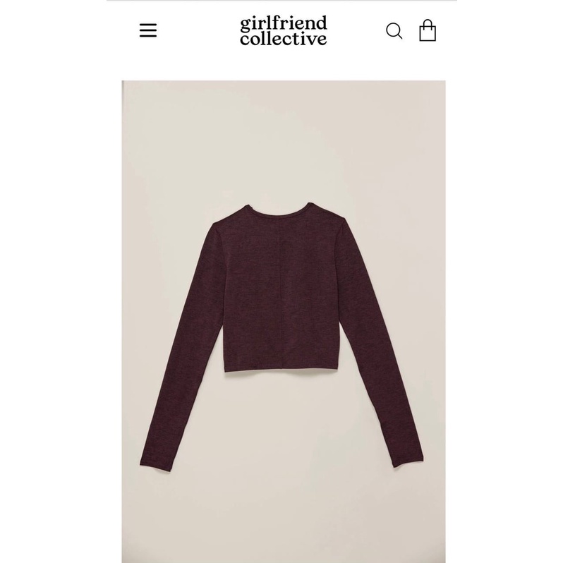 Áo tập dài tay Girlfriend/Whitesiera- Chất thun cotton thấm hút mồ hôi, co giãn tốt.