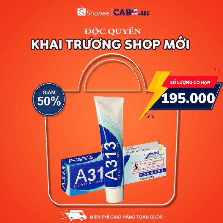 Kem Dưỡng Retinol A313 Nội Địa Pháp 50g CABOUS123 Chống Lão Hóa, Căng Bóng Da, Giảm Mụn, Thâm