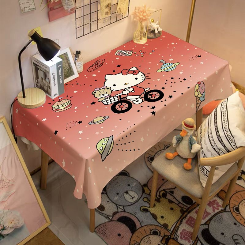 Khăn Trải Bàn Chống Bụi Họa Tiết Hoạt Hình Dễ Thương