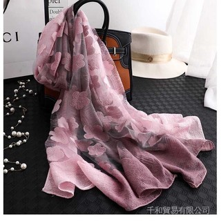 Khăn Choàng Lụa Mỏng Thời Trang Thu Đông Cho Nữ