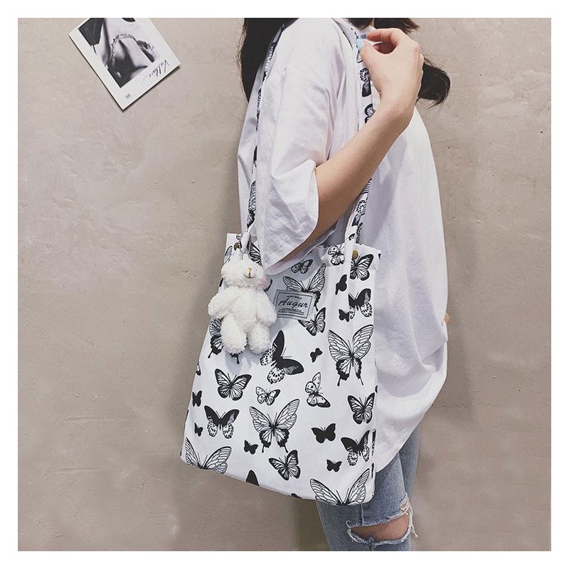 Túi vải Cỡ Lớn In Họa Tiết Da Báo Phong Cách Hong Kong Cổ Điển Thời Trang Cho Nữ