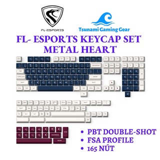 Bộ keycap FL-Esports Metal Heart
