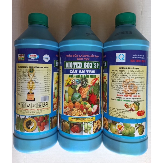 Phân bón lá sinh học Bioted Super