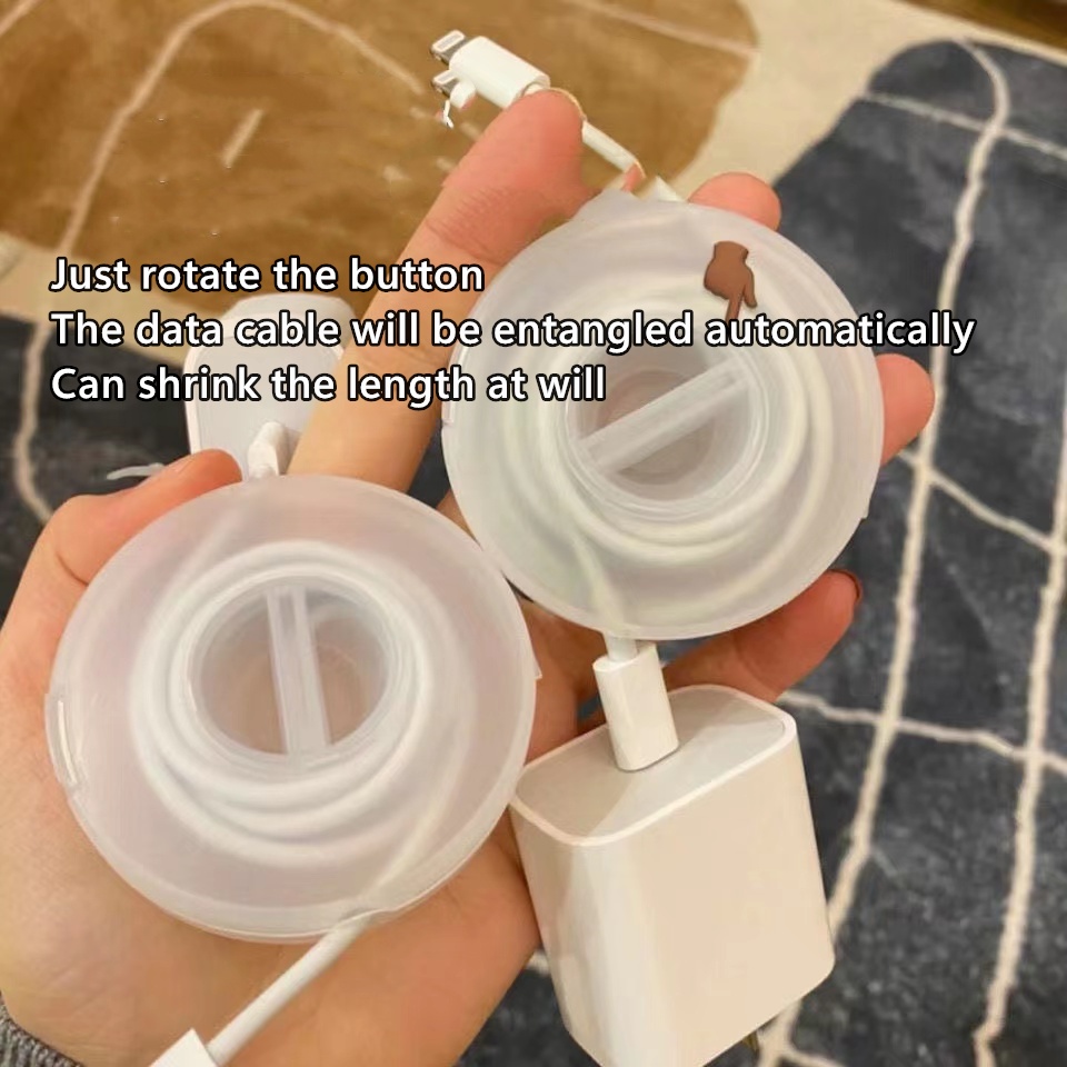 Steve Hộp Cuộn Dây Cáp Tai Nghe Có Thể Tháo Rời