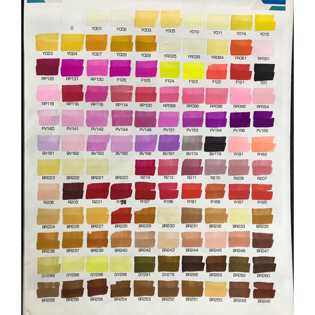 - Bút Marker brush SUPERIOR 1314A - 240 màu lẻ - Tone Yellow