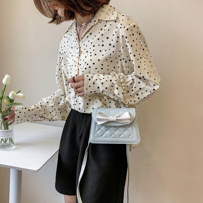 Túi Xách Đeo Vai Đính Ngọc Trai Thời Trang Cao Cấp Phong Cách Hàn Quốc Mới Dành Cho Bạn Nữ