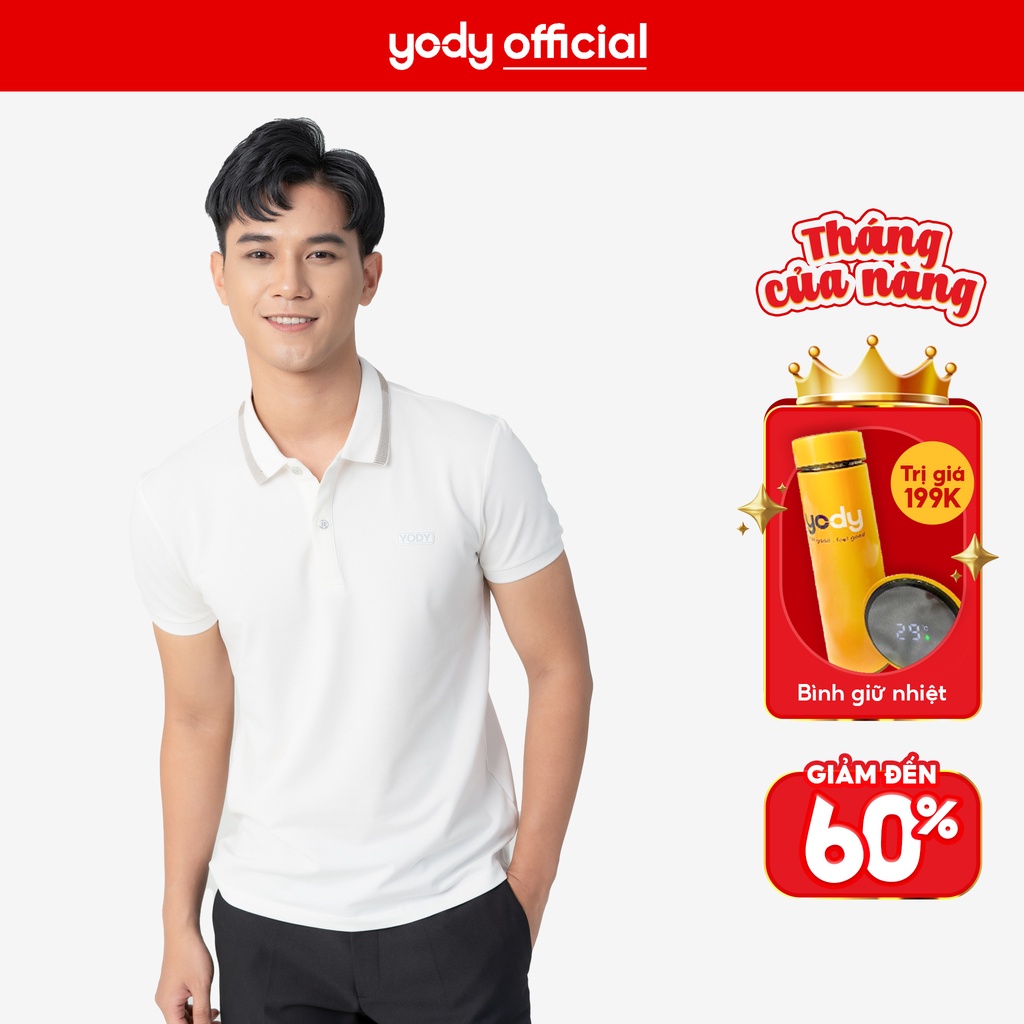 Áo polo nam YODY vải mắt chim mềm mại thấm hút mồ hôi - MMC2