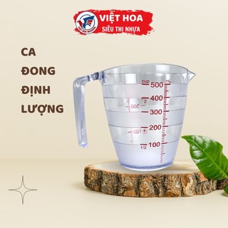 Ca đong định lượng chia vạch tiện lợi 200ml và 500ml, Ca đong Hasu Tý Liên