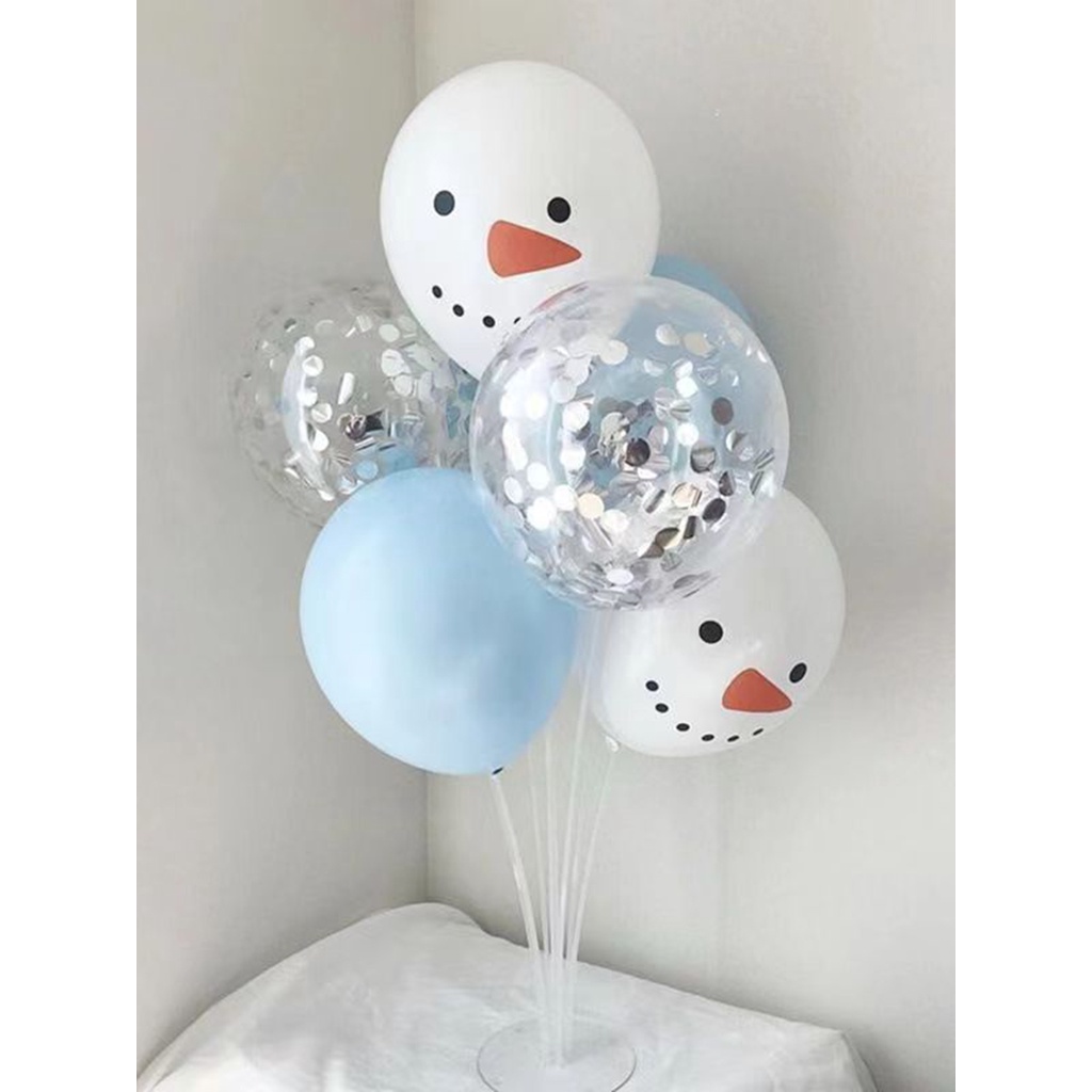 Set 10 / 30 Bong Bóng 12 inch Dễ Thương Dùng Trang Trí Giáng Sinh