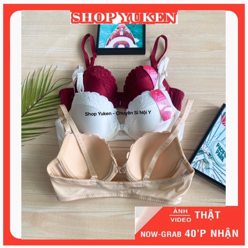 ♥️ SHOP UY TÍN ♥️ [Áo Lót Nữ] Áo Ngực Cài Trước Không Mút Có Gọng Bella Hàng Việt Nam Áo Lót Mỏng bđ26