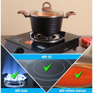 NỒI CERAMIC ĐÁY TỪ SUNHOUSE SIZE 20