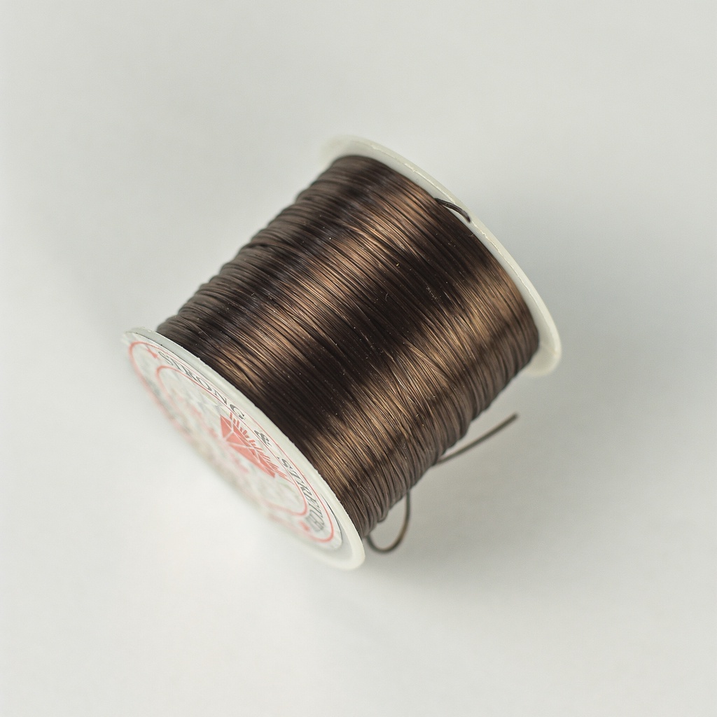 Dây thun xâu vòng tay, chuỗi hạt, dây xâu trầm hương vòng tay vòng, cổ. Dày 0.8mm Dài 1m (Tặng kèm đồng xỏ)