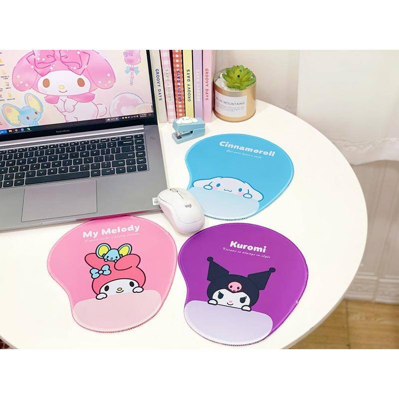 SANRIO Tấm Lót Chuột Bàn Phím Máy Tính PC Mềm Chống Trượt Chống Nước mymelody Kuromi Cinnamoroll
