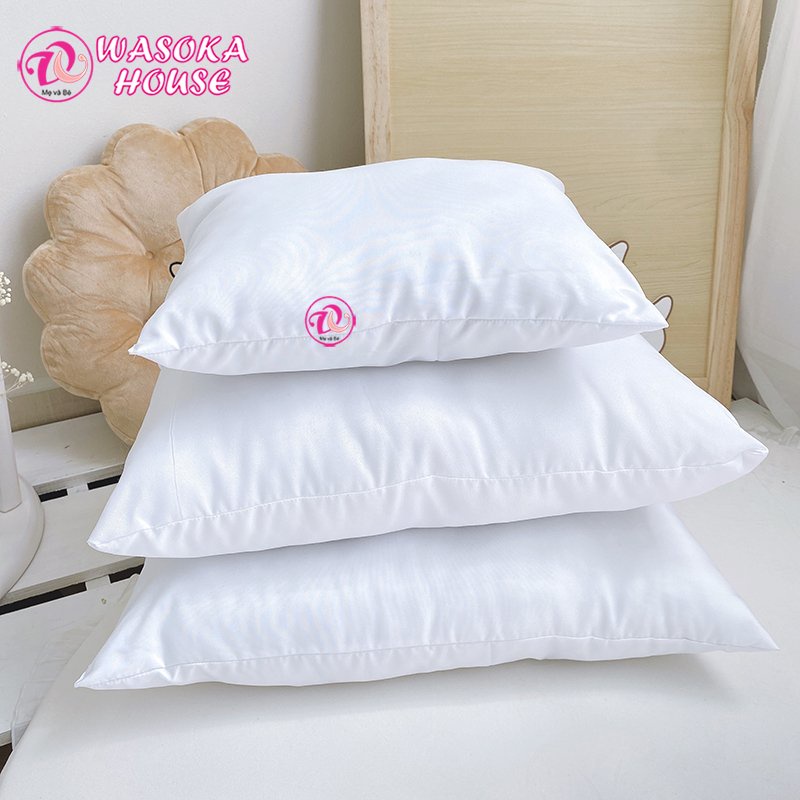 Ruột gối nằm trẻ em gòn lông vũ nhân tạo mềm mịn, sợi gòn tơi, siêu êm