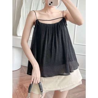Áo Hai Dây Cột Cách Điệu - EDINI - A1448