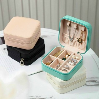 Hộp đựng trang sức mini - hộp đựng trang sức nhung mặt kính