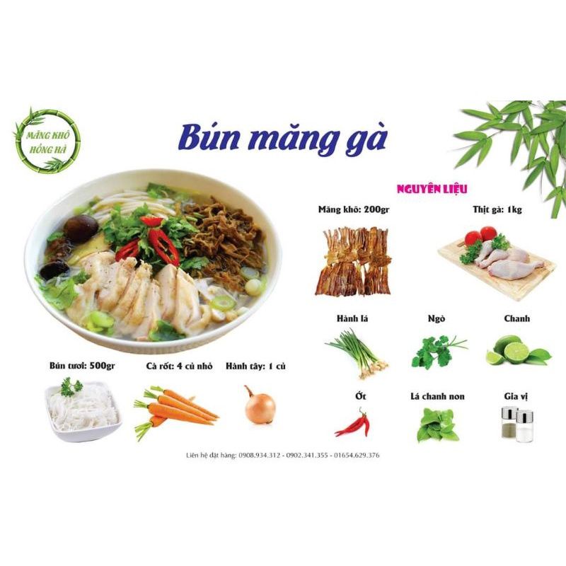 Măng Sâm Lũ sản vật núi rừng Kon Tum gói 500g/1kg