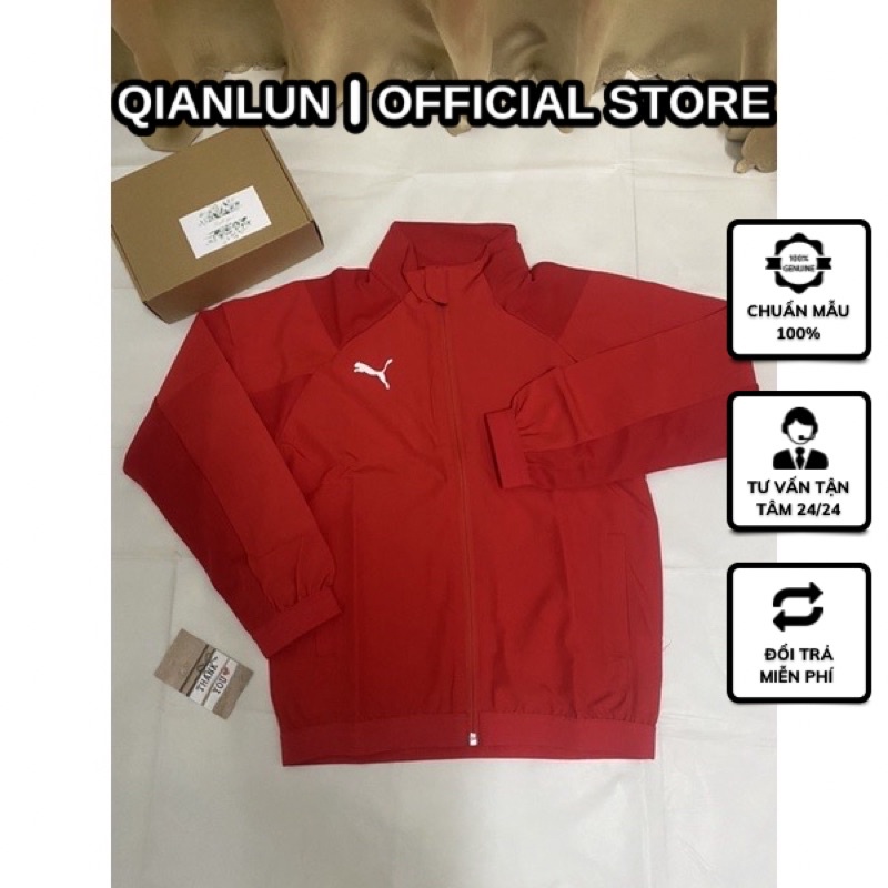 Áo khoác thể thao PuMa Nữ phối Zip Evostripe