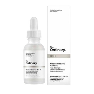 Serum B3 The Ordinary niacinamide 10% + Zinc 1% tinh chất mờ thâm, giảm viêm, giảm mụn