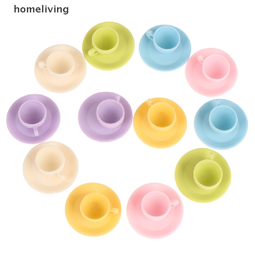 Set 2 Ly Cà Phê Mini Xinh Xắn Cho Nhà Búp Bê