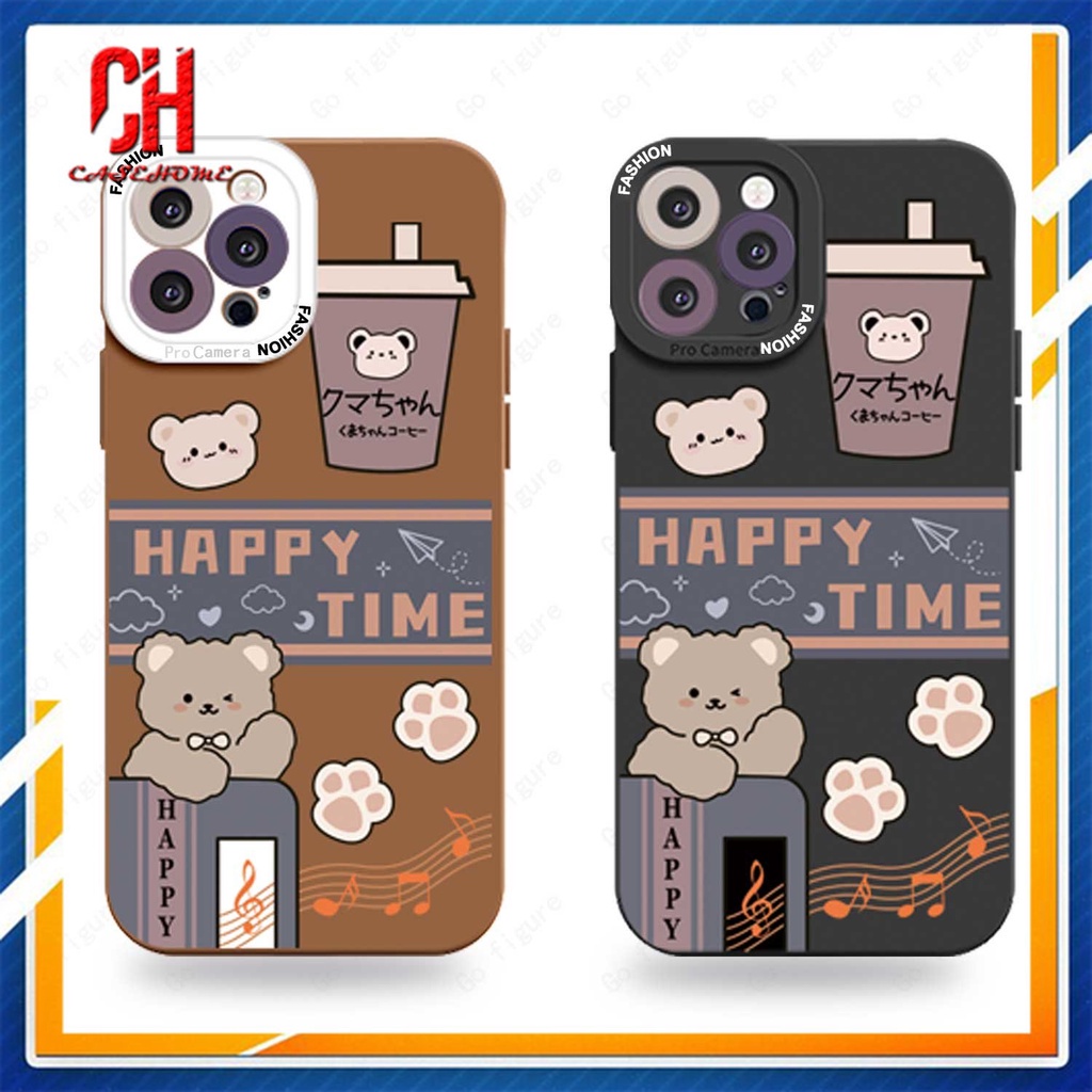 Ốp Điện Thoại Tpu Dẻo In Gấu Cho IPhone 7 Plus 11 6 6S 8 Plus XR 11 12 13 PRO MAX X XS MAX Se 2020 6SPlus 7Plus 6Plus 8Plus XSMAX