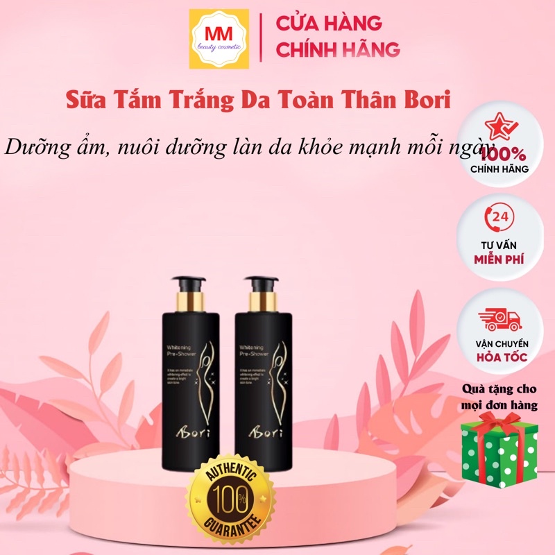 Sữa Tắm Trắng Da Toàn Thân BORI HÀN QUỐC Hiệu Quả Ngay Từ Tuần Đầu Sử Dụng [ Auth ]