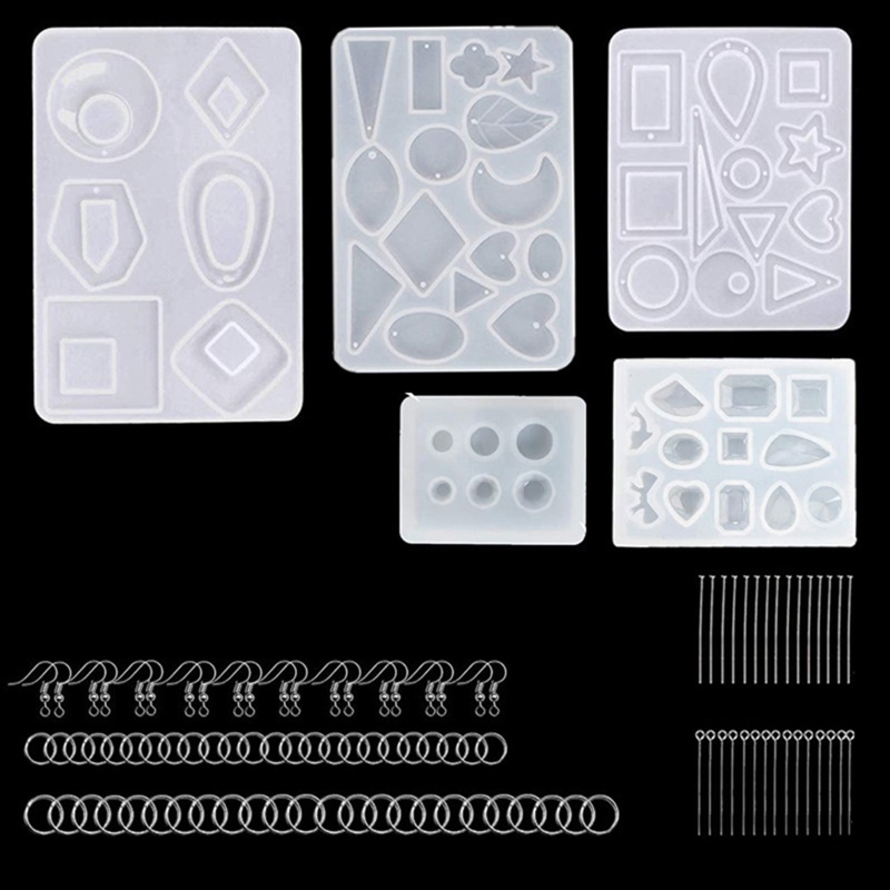 Khuôn Silicone Làm Mặt Dây Chuyền Thủ Công DIY Dễ Tháo Gỡ Không Cặp Tiện Lợi Cr