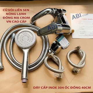 Bộ Sen Tắm Nóng Lạnh Liền Vòi Chậu Lavabo ( gật gù ) TRM to