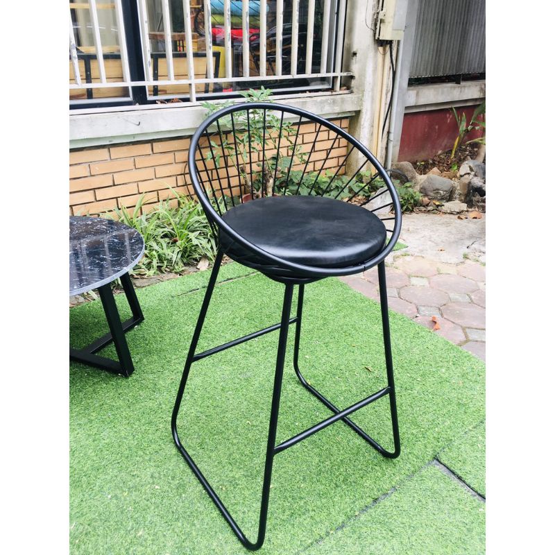 Ghế quầy bar hình nón, Ghế quầy bar chân sắt, ghế trang điểm cao 70cm. Đủ màu