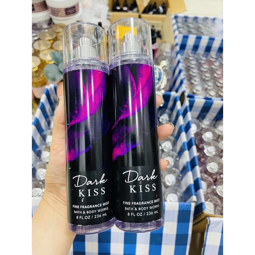 TRỌN BỘ Sữa tắm Bath & Body Works Dark Kiss 295ml - Mỹ