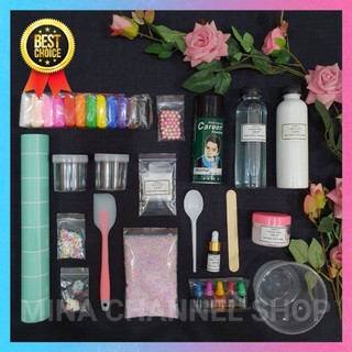 Bộ Kit Slime Bơ đẹp nhất, Cao cấp nhất 20 Món, An Toàn Nhất, Đẹp Nhất, Dễ Làm Nhất Kèm HDSD Và Quà Tặng