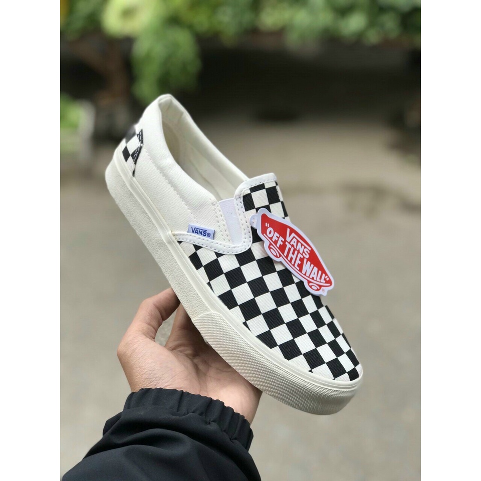 Vans nỉ,vans lười caro,vans chữ Giày Thể Thao Đế Dày Thời Trang Mùa Hè Cho Học Sinh ful box