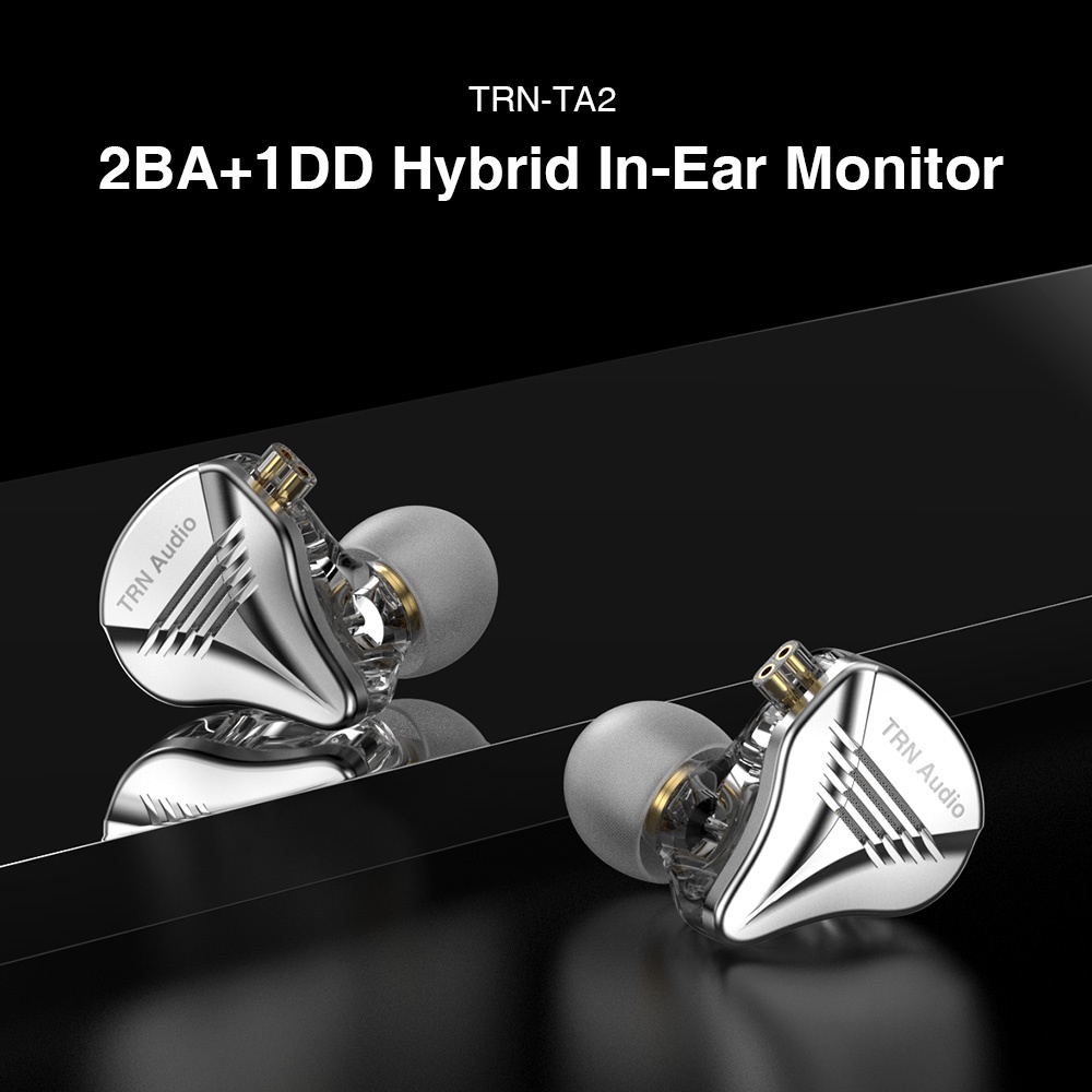 Tai Nghe Nhét Tai TRN TA2 Âm Thanh HiFi  Vỏ Kim Loại Có Thể Tháo Rời