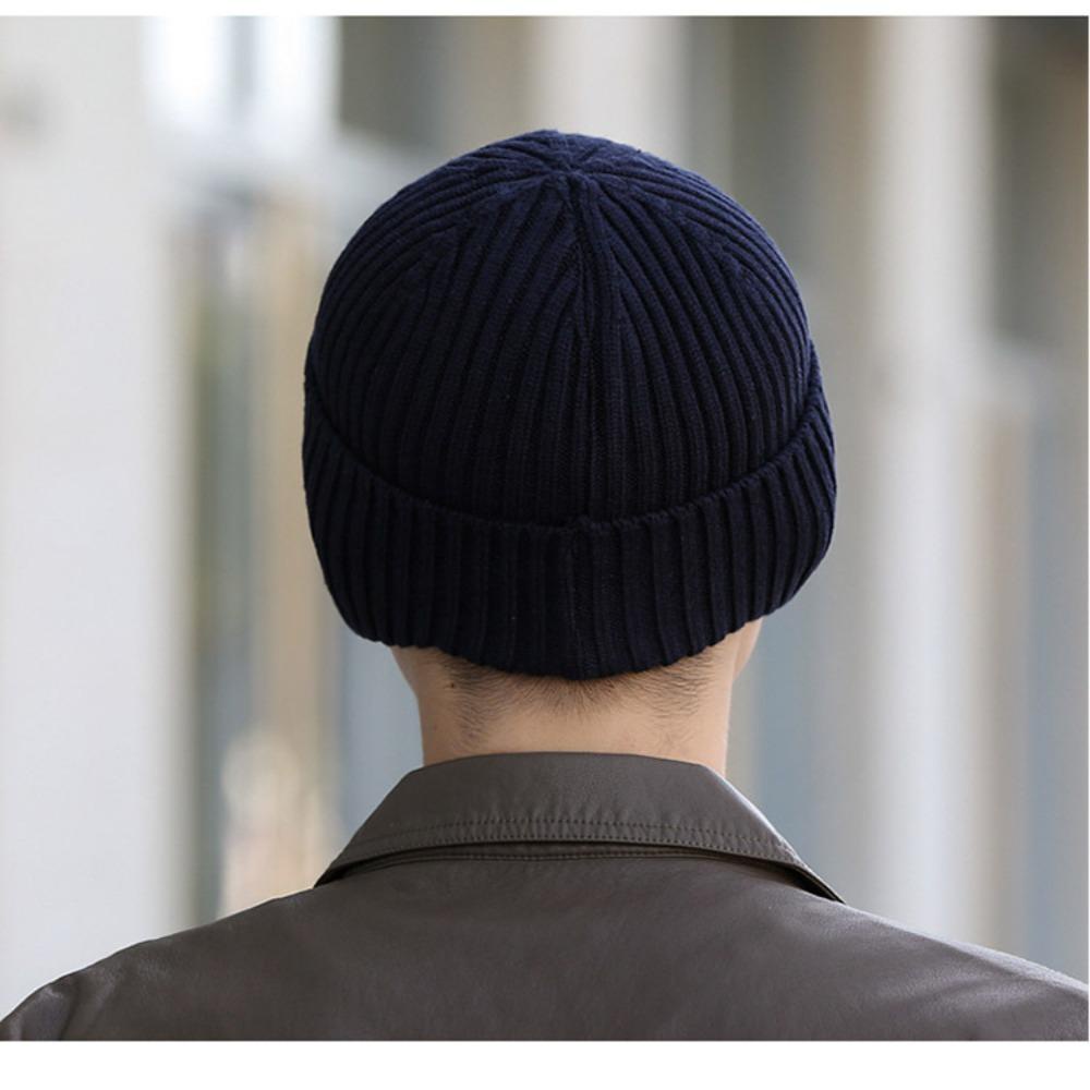 Mũ Dệt Kim Màu Trơn Giữ Ấm Mùa Đông Thời Trang Cho Nam Và Nữ