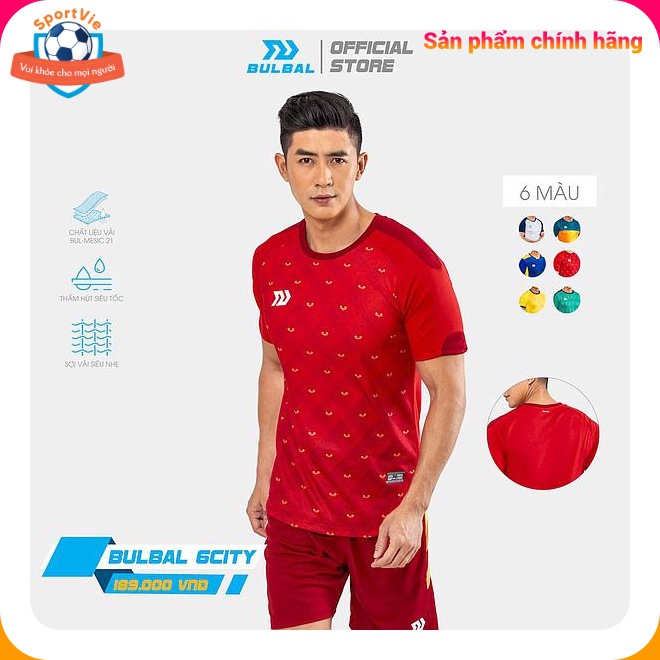 Bộ quần áo BULBAL 6 CITY A607, quần áo bóng đá, quần áo thể thao chính hãng cao cấp bền đẹp giá sỉ (6 màu)