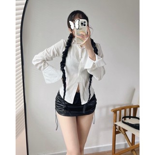Áo sơmi TRẮNG basic tay dài