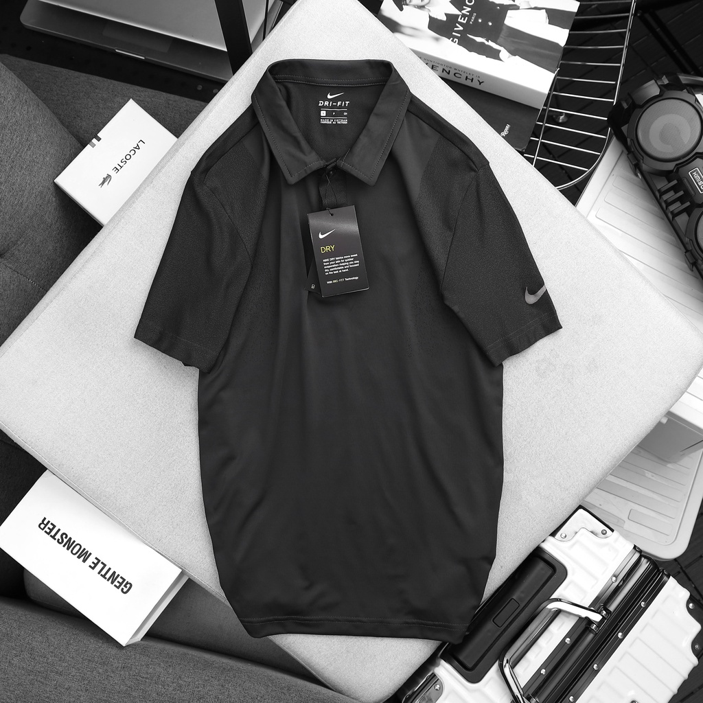 ÁO THUN POLO NIKE DRI-FIT ADV TIGER WOODS POLO SS2 - XÁM