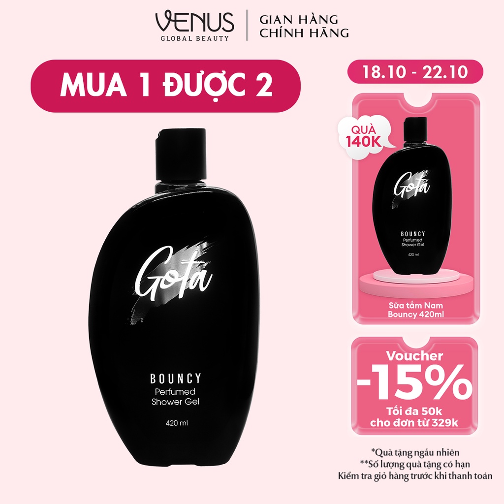 Sữa tắm nam Gota Bouncy 420ml